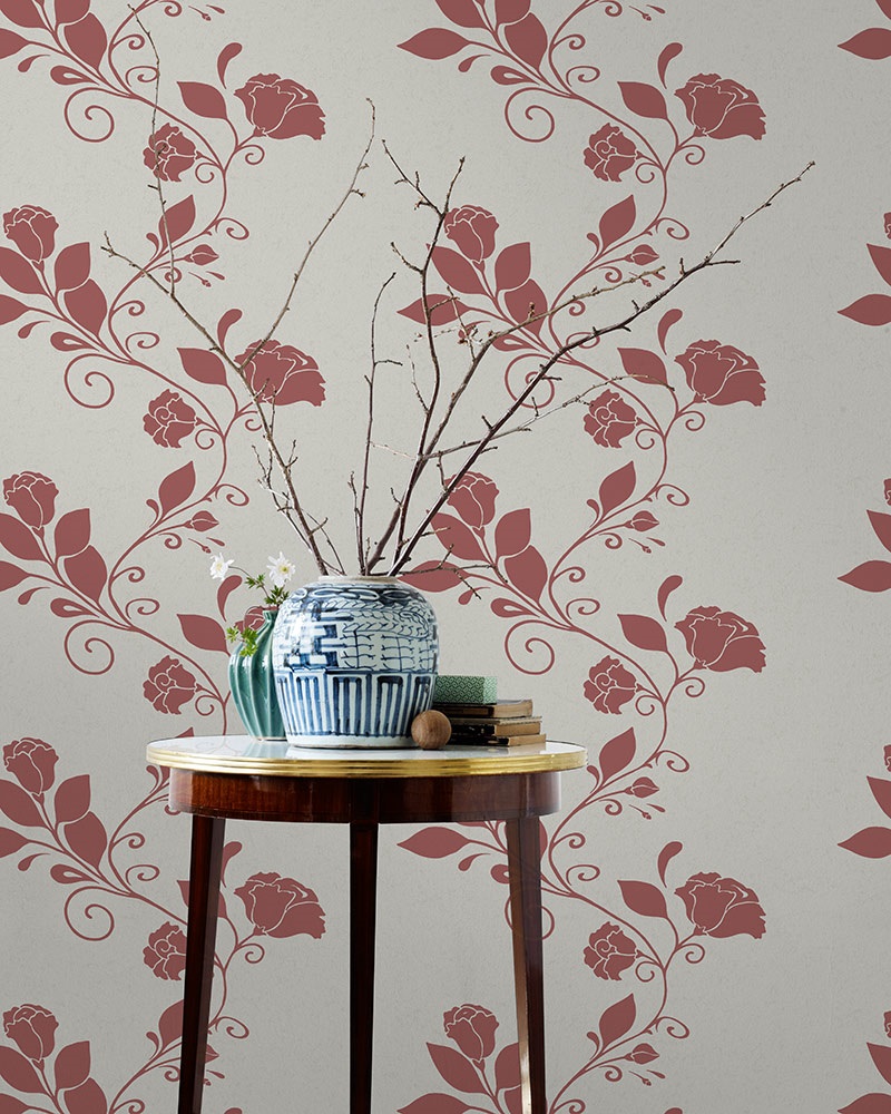 Tapet og natur flyder sammen i boligen