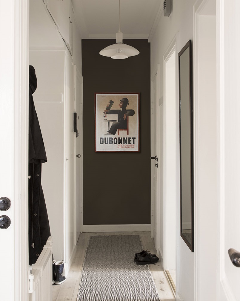 Gang efter - malet med Galleri Hvid og Oxyderet Grå (H 08)