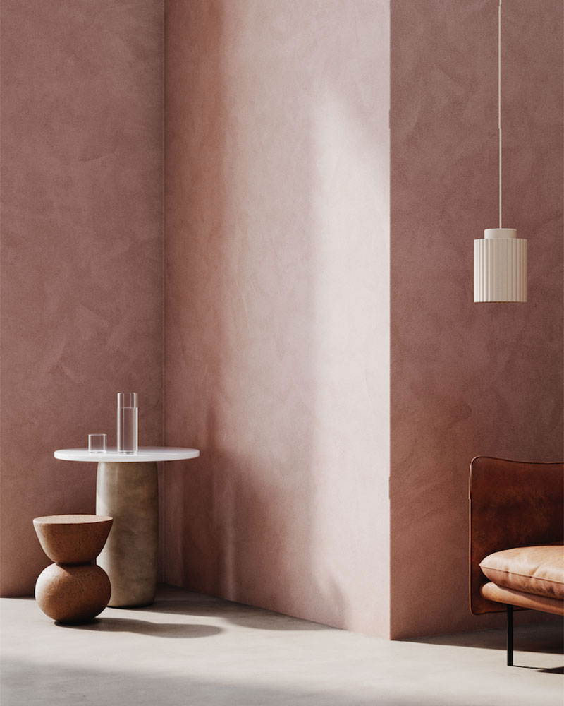 KABRIC er en innovativ hybrid, der forener malingens funktionelle evner med spartlens visuelle egenskaber. Det betyder, at KABRIC kan påføres med både pensel, spartel og rulle og kan gøres færdig på samme tid som en malet væg. Med KABRIC får du en mat, stoflig overflade, der leder tankerne hen på udefinerede tekstiler.