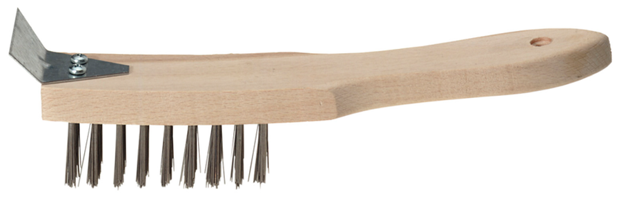 Stålbørste m/skraber 2100